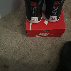 Air Jordan Black and White Sneakers